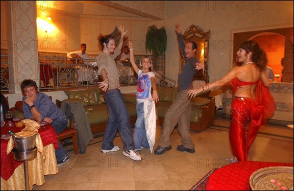 01/00/2004. French singer Priscilla shooting her new clip