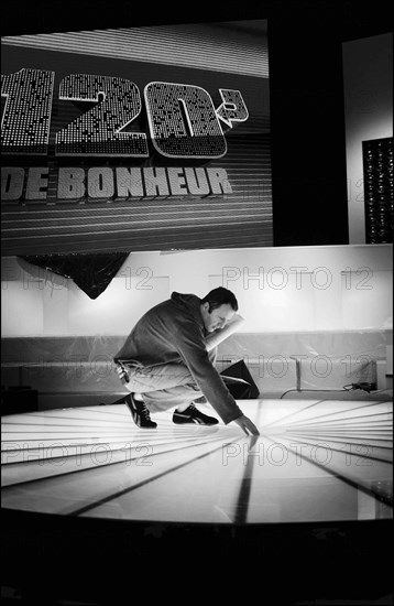 02/07/2004. Exclusive: Rehearsal for the Recording of "120 minutes de bonheur special humour" TV Show presented by Arthur.