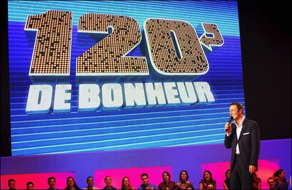 02/07/2004.  Rehearsal for the Recording of "120 minutes de bonheur special humour" TV Show presented by Arthur.