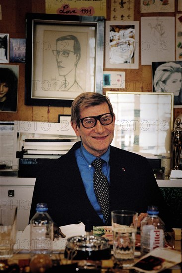 03/00/2004. Legendary fashion designer Yves Saint Laurent opens a museum dedicated to his past work