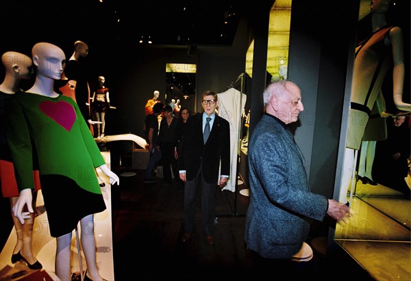 03/00/2004. Legendary fashion designer Yves Saint Laurent opens a museum dedicated to his past work