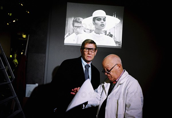 03/00/2004. Legendary fashion designer Yves Saint Laurent opens a museum dedicated to his past work