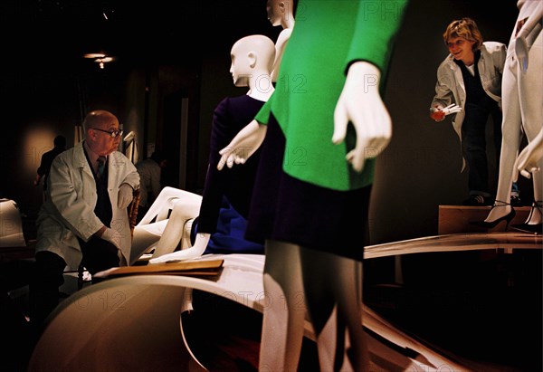 03/00/2004. Legendary fashion designer Yves Saint Laurent opens a museum dedicated to his past work