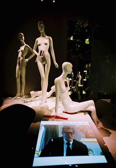 03/00/2004. Legendary fashion designer Yves Saint Laurent opens a museum dedicated to his past work