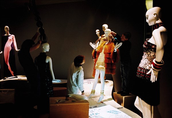 03/00/2004. Legendary fashion designer Yves Saint Laurent opens a museum dedicated to his past work