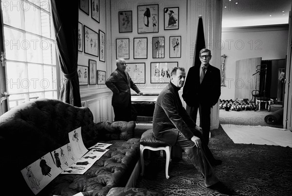 03/00/2004. Legendary fashion designer Yves Saint Laurent opens a museum dedicated to his past work