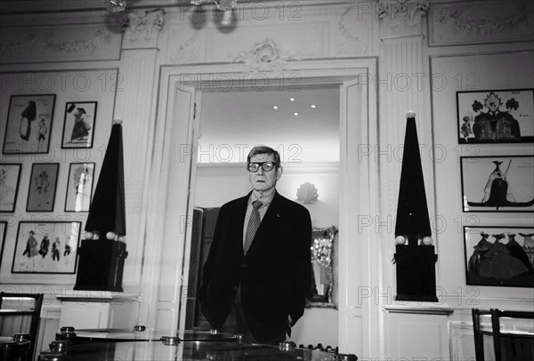 03/00/2004. Legendary fashion designer Yves Saint Laurent opens a museum dedicated to his past work