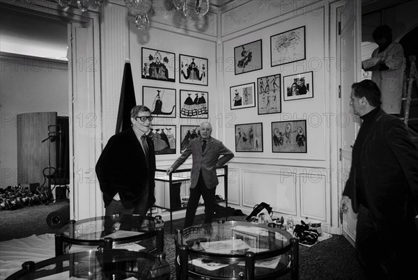 03/00/2004. Legendary fashion designer Yves Saint Laurent opens a museum dedicated to his past work