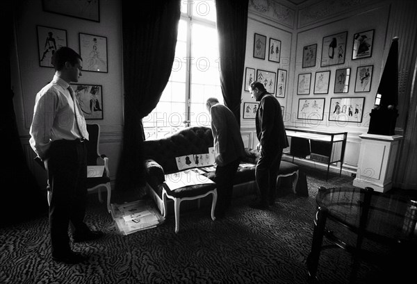 03/00/2004. Legendary fashion designer Yves Saint Laurent opens a museum dedicated to his past work