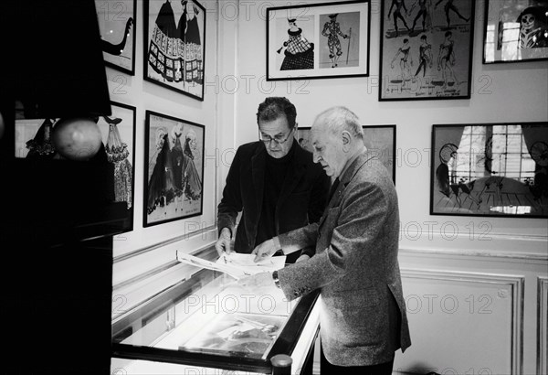 03/00/2004. Legendary fashion designer Yves Saint Laurent opens a museum dedicated to his past work