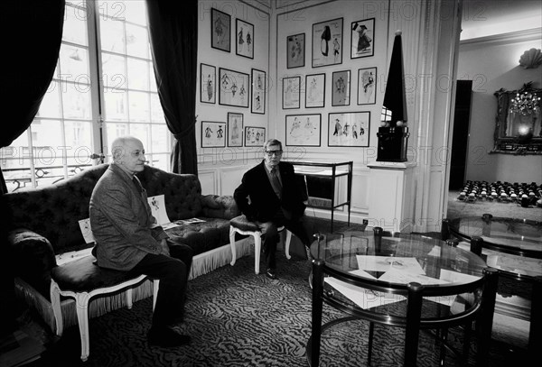 03/00/2004. Legendary fashion designer Yves Saint Laurent opens a museum dedicated to his past work