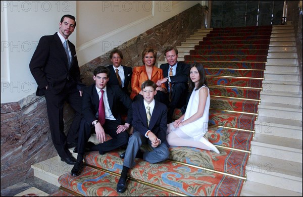 04/18/2004.  The Grand Ducal family of Luxembourg celebrates the birthdays of Grand Duke Henri and his son Prince Sebastien.