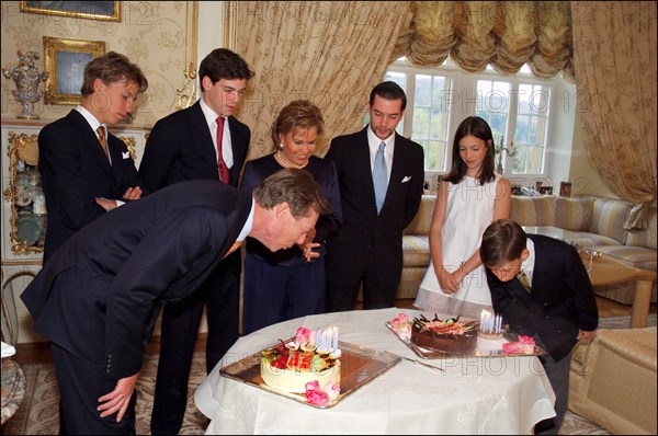 04/18/2004.  The Grand Ducal family of Luxembourg celebrates the birthdays of Grand Duke Henri and his son Prince Sebastien.