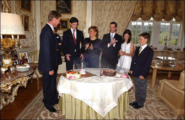 04/18/2004.  The Grand Ducal family of Luxembourg celebrates the birthdays of Grand Duke Henri and his son Prince Sebastien.