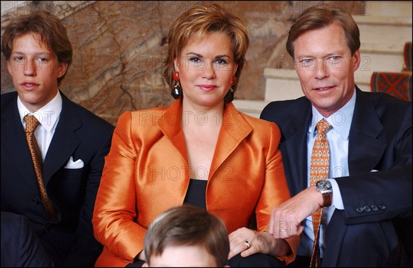 04/18/2004.  The Grand Ducal family of Luxembourg celebrates the birthdays of Grand Duke Henri and his son Prince Sebastien.