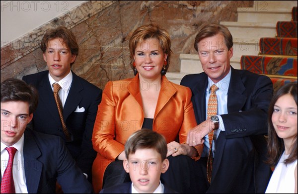 04/18/2004.  The Grand Ducal family of Luxembourg celebrates the birthdays of Grand Duke Henri and his son Prince Sebastien.