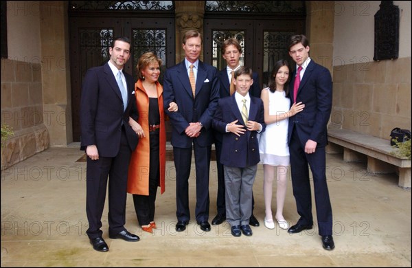 04/18/2004.  The Grand Ducal family of Luxembourg celebrates the birthdays of Grand Duke Henri and his son Prince Sebastien.