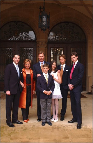 04/18/2004.  The Grand Ducal family of Luxembourg celebrates the birthdays of Grand Duke Henri and his son Prince Sebastien.