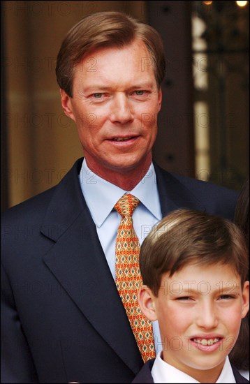 04/18/2004.  The Grand Ducal family of Luxembourg celebrates the birthdays of Grand Duke Henri and his son Prince Sebastien.