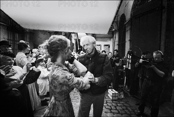 11/00/2005. Tournage "Un fil à la patte" de Michel DEVILLE