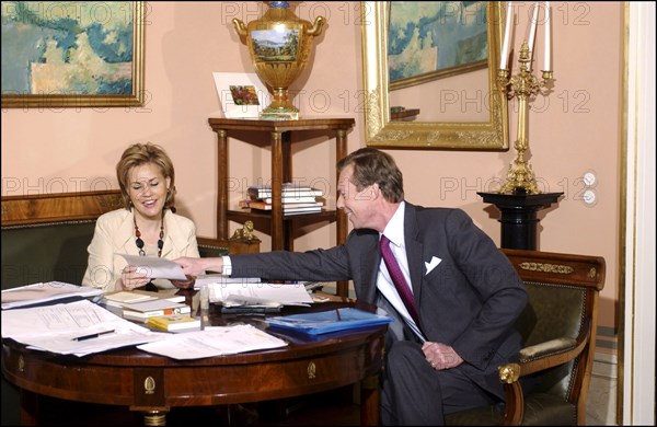 03/00/2005.  At home with the Grand-Ducal Family of Luxembourg.