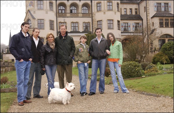 03/00/2005.  At home with the Grand-Ducal Family of Luxembourg.