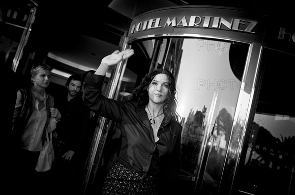 05/14/2005. EXCLUSIVE. 58th Cannes film festival: Monica Bellucci at the Hotel Martinez.