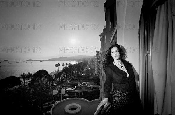 05/14/2005.  58th Cannes film festival: Monica Bellucci at the Hotel Martinez.