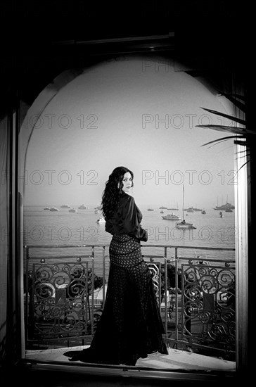 05/14/2005.  58th Cannes film festival; Monica Bellucci au Martinez.