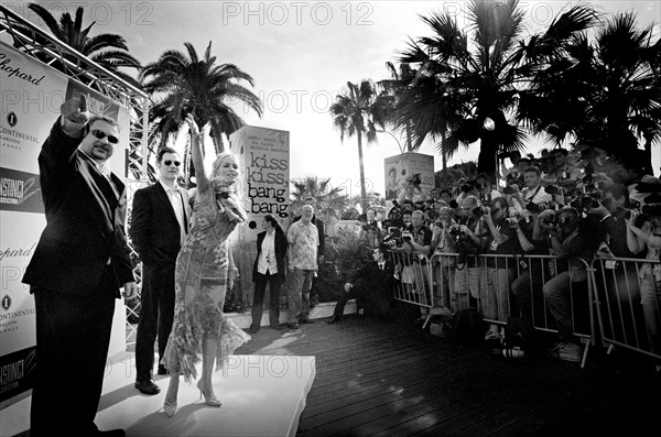 05/16/2005. 58th Cannes film festival - Sharon Stone pour Studio Magazine.