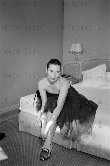 05/13/2005. 58th Cannes film festival - Behind the Scenes : Geraldine Pailhas at the Martinez.