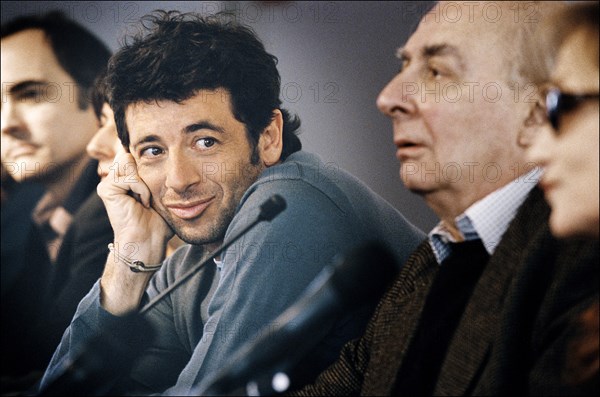 31/01/2006. Conference de presse du film "L'ivresse du pouvoir" de Claude Chabrol.