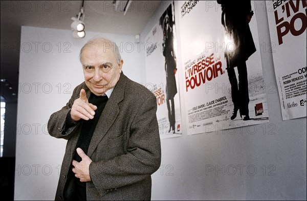 31/01/2006. Conference de presse du film "L'ivresse du pouvoir" de Claude Chabrol.