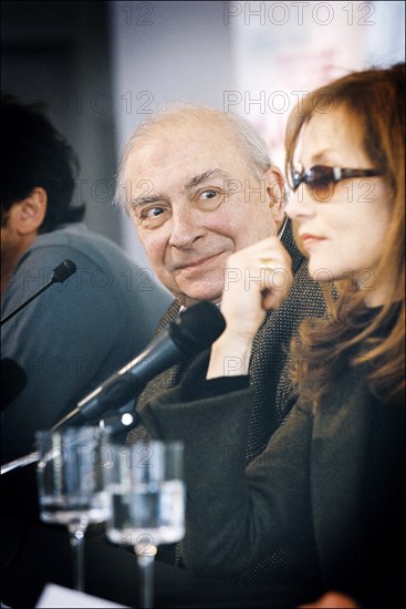 31/01/2006. Conference de presse du film "L'ivresse du pouvoir" de Claude Chabrol.