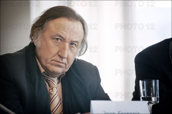 31/01/2006. Conference de presse du film "L'ivresse du pouvoir" de Claude Chabrol.