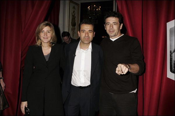 02/20/2006. Vernissage de l'exposition Portrait de groupe pour un Cesar par Emanuele Scorcelletti chez Chaumet Place Vendome