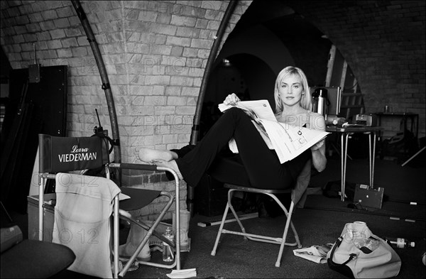 09/00/2005. "A few days in the life of Sharon Stone", a book by photographer Emanuele Scorcelletti.