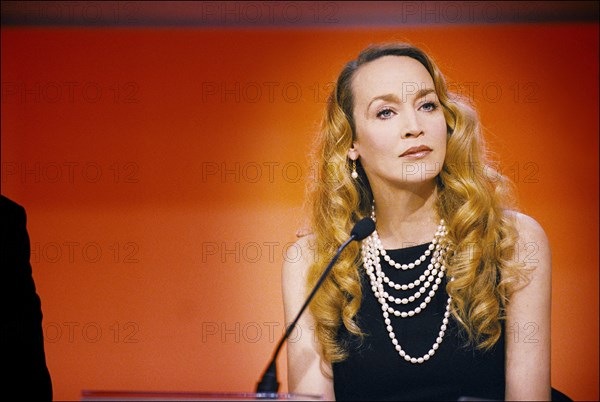 04/05/2006.  Jerry Hall, ambassadress of the Bayer Health Care program.