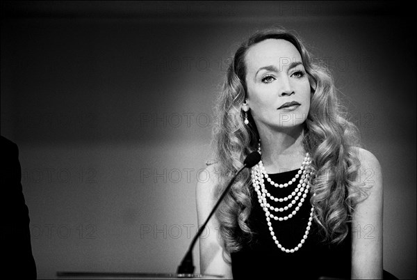 04/05/2006.  Jerry Hall, ambassadress of the Bayer Health Care program.