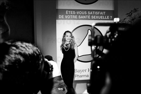 04/05/2006. EXCLUSIVE: Jerry Hall, ambassadress of the Bayer Health Care program.