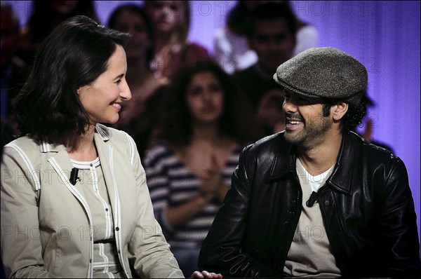 04/11/2006. Segolene Royal on Canal Plus talk show "Le Grand Journal."