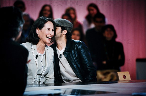 04/11/2006. Segolene Royal on Canal Plus talk show "Le Grand Journal."