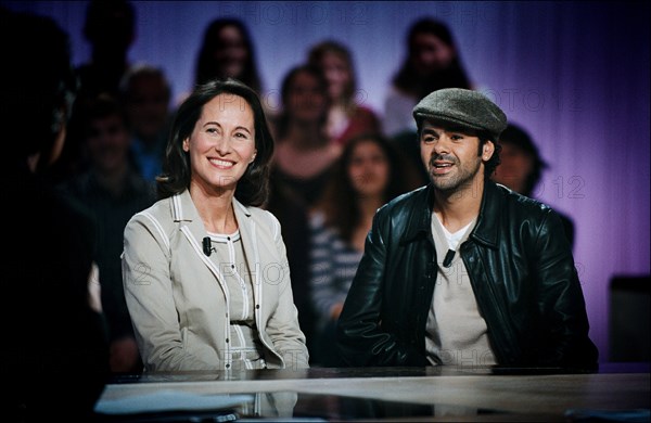 04/11/2006. Segolene Royal on Canal Plus talk show "Le Grand Journal."