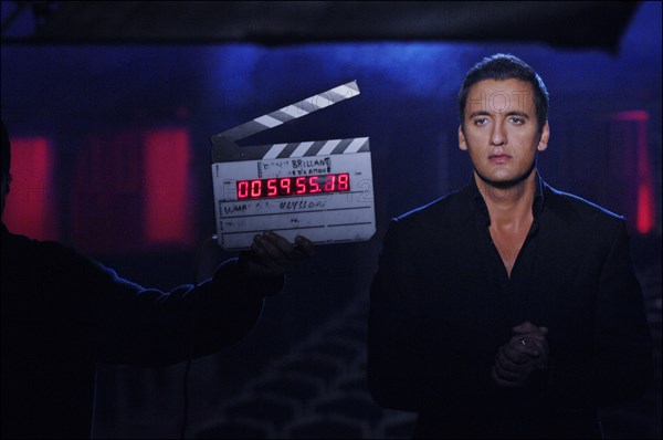 03/00/2007. Dany Brillant on the set of his video : 'Histoire d'Amour'.