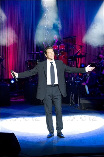 04/01/2008. French stand-up comedian Laurent Gerra performs his new show.