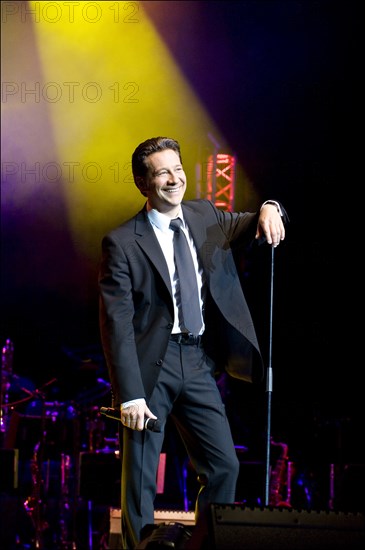 04/01/2008. French stand-up comedian Laurent Gerra performs his new show.