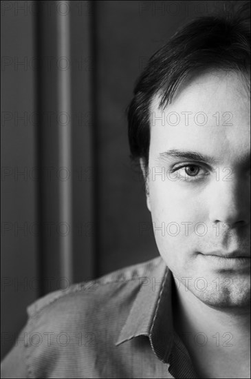 10/09/2008.  Close up french writer Romain Sardou.