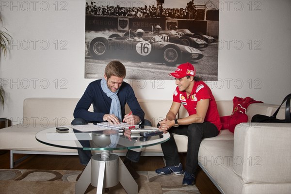 02/00/2009. EXCLUSIVE- Felipe Massa at Ferrari headquaters in Maranello Italy.