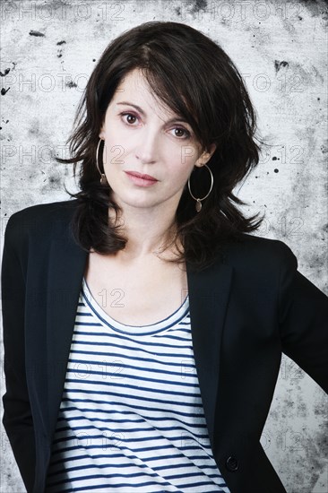 03/14/2009.  Close up of French actress and director Zabou Breitman.