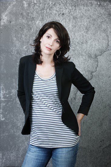 03/14/2009.  Close up of French actress and director Zabou Breitman.